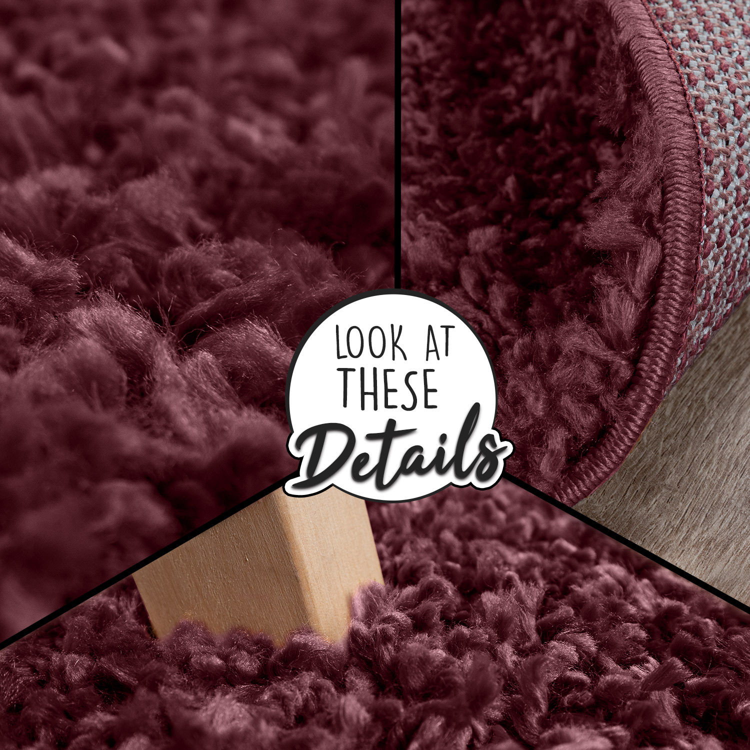 Shaggy Large Rug High Pile Long Pile Soft Rug24