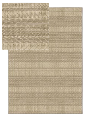 In- & Outdoor-Teppich, Flachgewebe Mit Skandi-Design Und Sisal-Optik In Beige