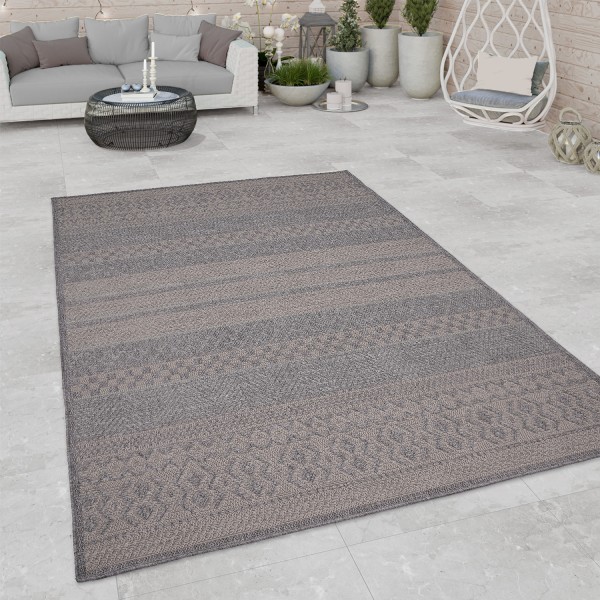 In- & Outdoor Rug Garden Kitchen Rug Modern Aztec