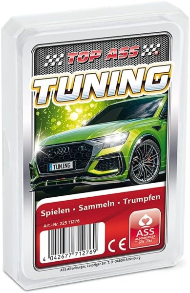 TOP ASS Altenburger TOP Tuning, Kartenspiel-Trumpf und Quartett, Spielkarten für Gesellschaftsspiele