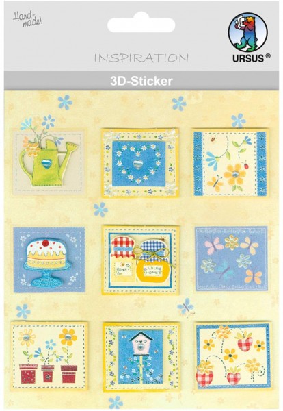 3D-Sticker Everyday, bestehend aus mehreren Ebenen, hochwertige Materialien, selbstklebend, zum Verzieren von Grußkarten, Scrapbooking und für andere