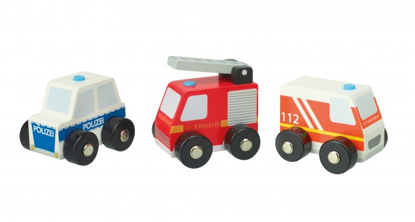 Orange Tree Toys 46035 OTT07875 Meine ersten Einsatzfahrzeuge, bunt