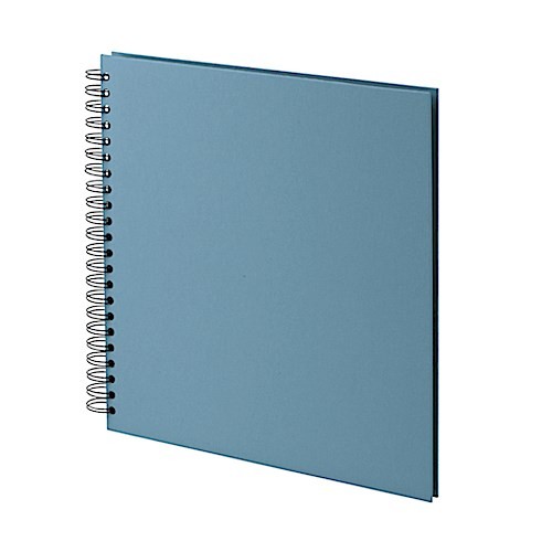 Rössler 1329452157 - S.O.H.O. Wire-O Fotoalbum 290 x 290 mm, 60 Seiten, denim