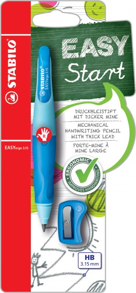 Ergonomischer Druckbleistift zum Schreibenlernen STABILO® EASYergo 3.15 Colormix