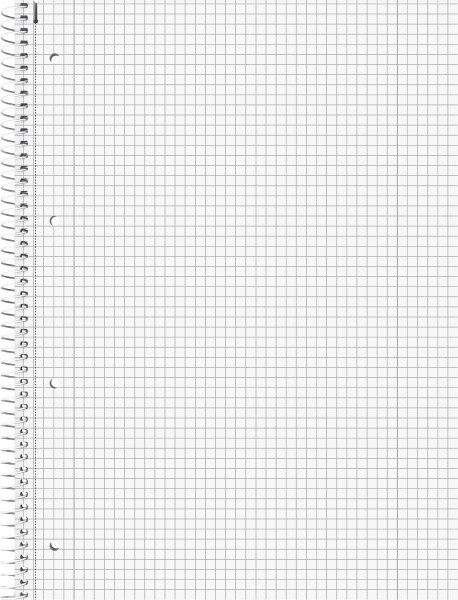 Brunnen Notizblock / Collegeblock Student, 4-fach-gelocht (A4, kariert, Lineatur 28, 70 g/m², 80 Blatt)