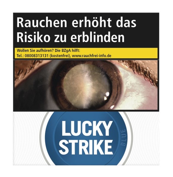 Lucky Strike Zigaretten Blue (Hercules) Einzelpackung á 60 Stück
