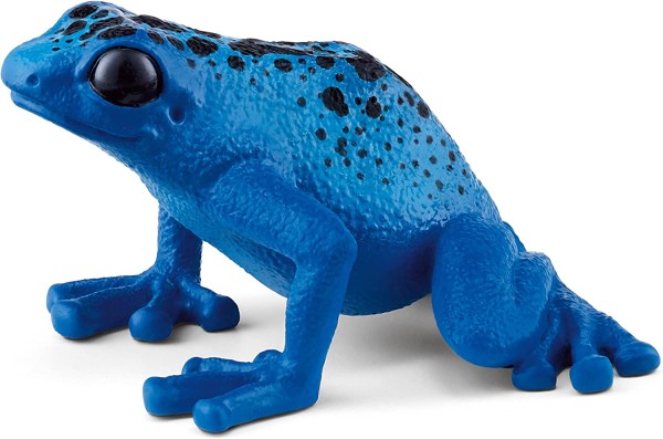 schleich - Blauer Pfeilgiftfrosch,WILD LIFE 14864 - Spielfigur