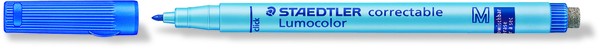 STAEDTLER Folienstift Lumocolor correct M blau