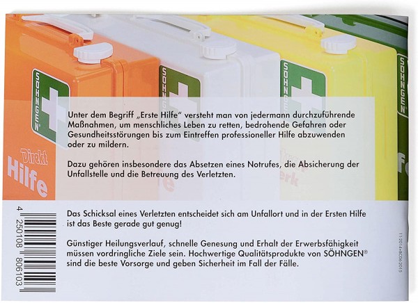 Söhngen 8001008 Verbandbuch DIN A5, grün