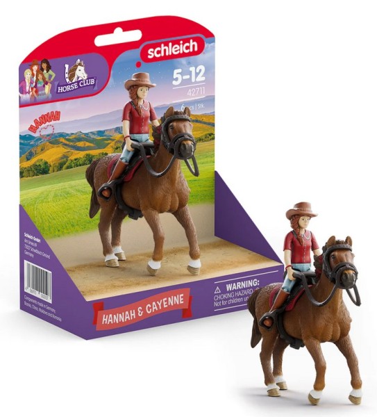 Schleich Horse Club Hannah &amp; Cayenne