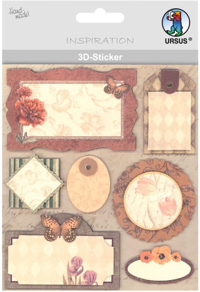 3D-Sticker Everyday, bestehend aus mehreren Ebenen, hochwertige Materialien, selbstklebend, zum Verzieren von Grußkarten, Scrapbooking und für andere