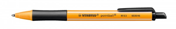 Druck-Kugelschreiber - STABILO pointball - Einzelstift schwarz