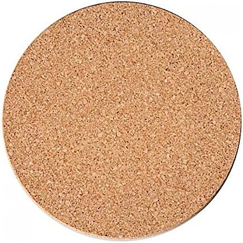 Zeller Kork-Untersetzer, Natur, 1-Pack für Gläser, Tassen, Becher, Schüsseln und kleinen Tellern