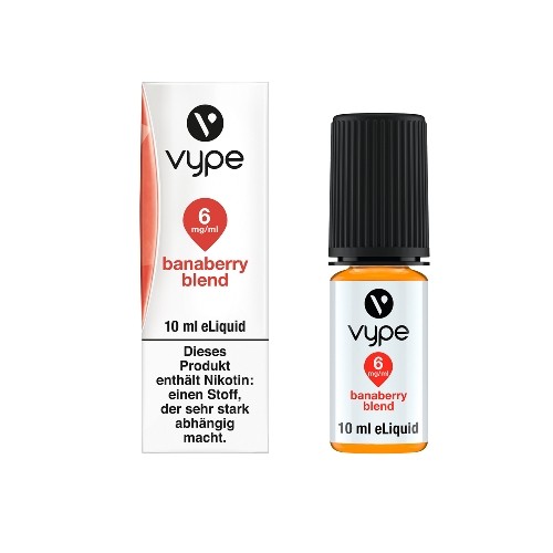 E-Liquid VYPE Bottle Banaberry Blend 6mg