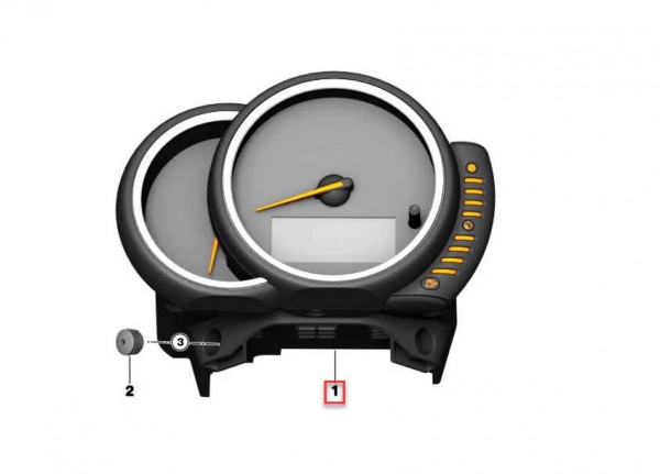 Original MINI Cabrio F57 F54 F60 F55 Instrumentenkombination KMH 62106843993 NEU