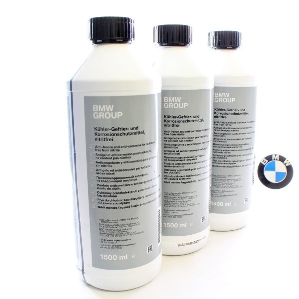 3x Original BMW Kühlerfrostschutz Konzentrat -40° 1500ml 83192211191 NEU