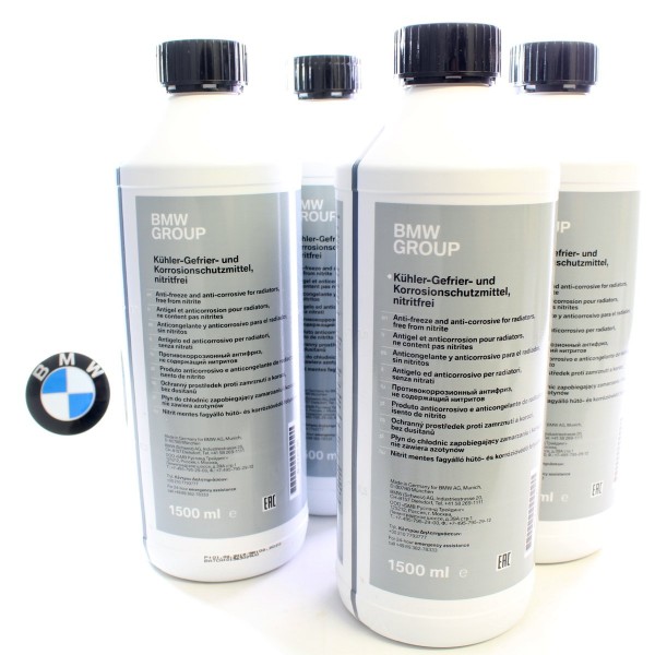 4x Original BMW Kühlerfrostschutz Konzentrat -40° 1500ml 83192211191 NEU