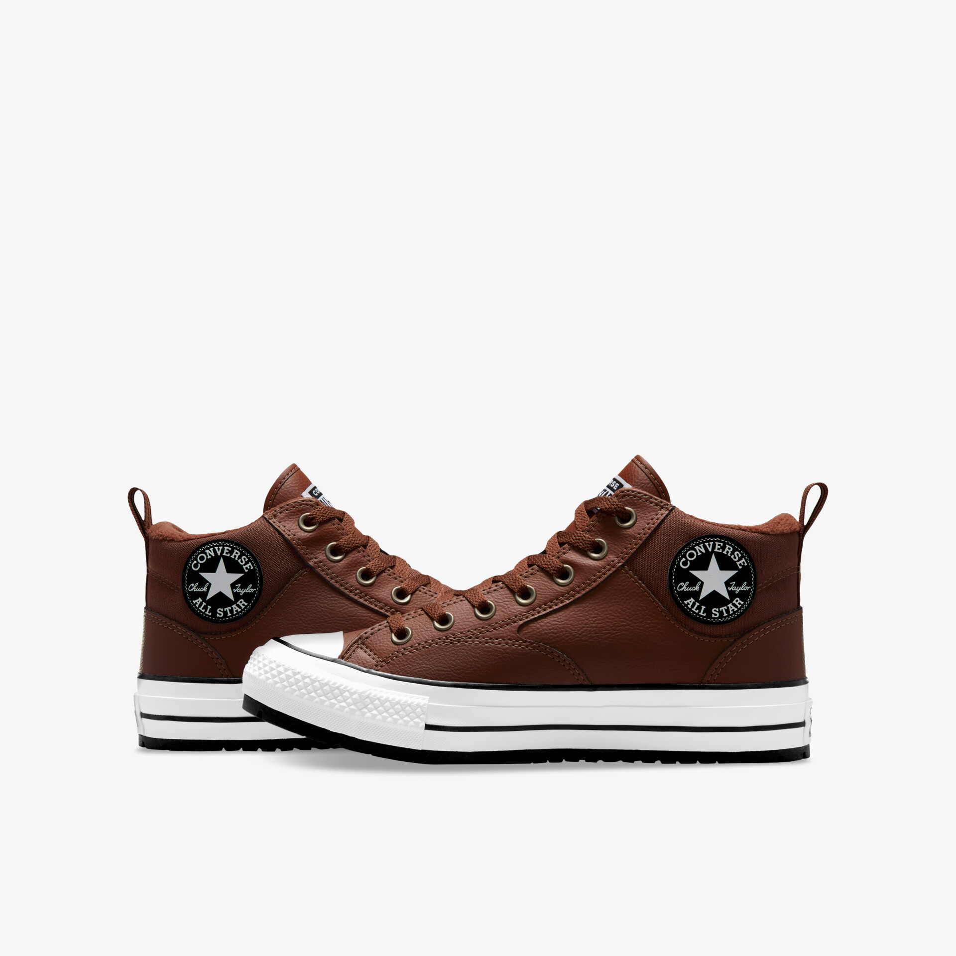 High Top Converse Plateau Braun Wildleder Brown Converse Sneaker