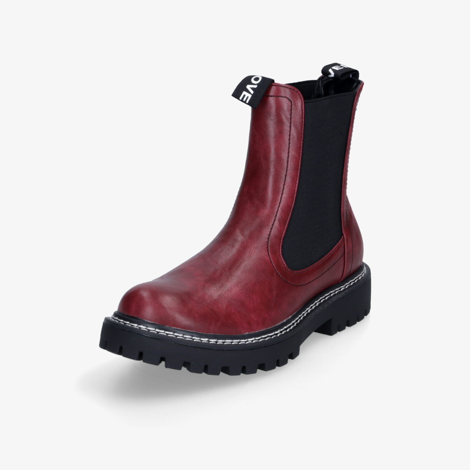 Tamaris Stiefeletten Tamaris Schwarz Rot Tamaris Cowboy