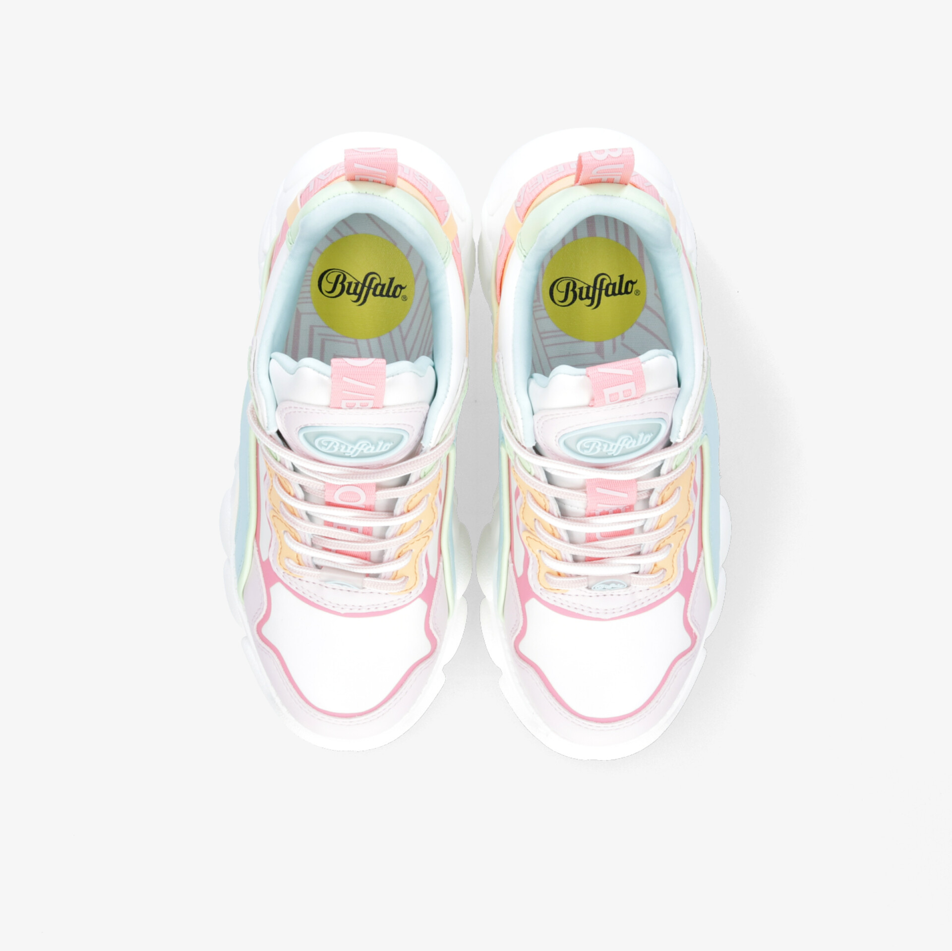 Chai Vegan Pink Buffalo Trainers Buffalo CLD Chai Sneakers Women  Polyurethane/Fabric/Rubber