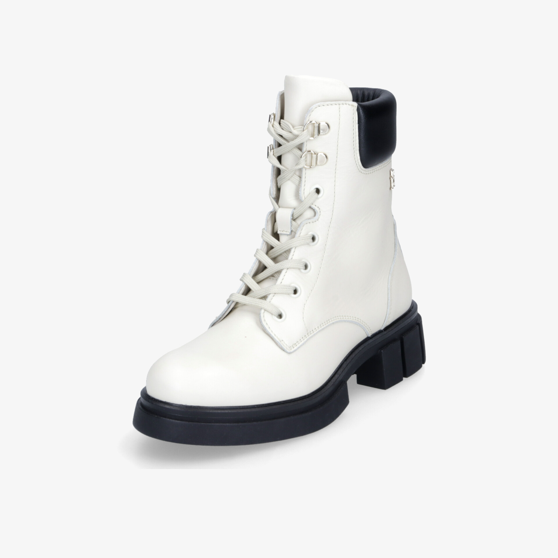 TOMMY HILFIGER Damen Biker Boots weiß kilagoo