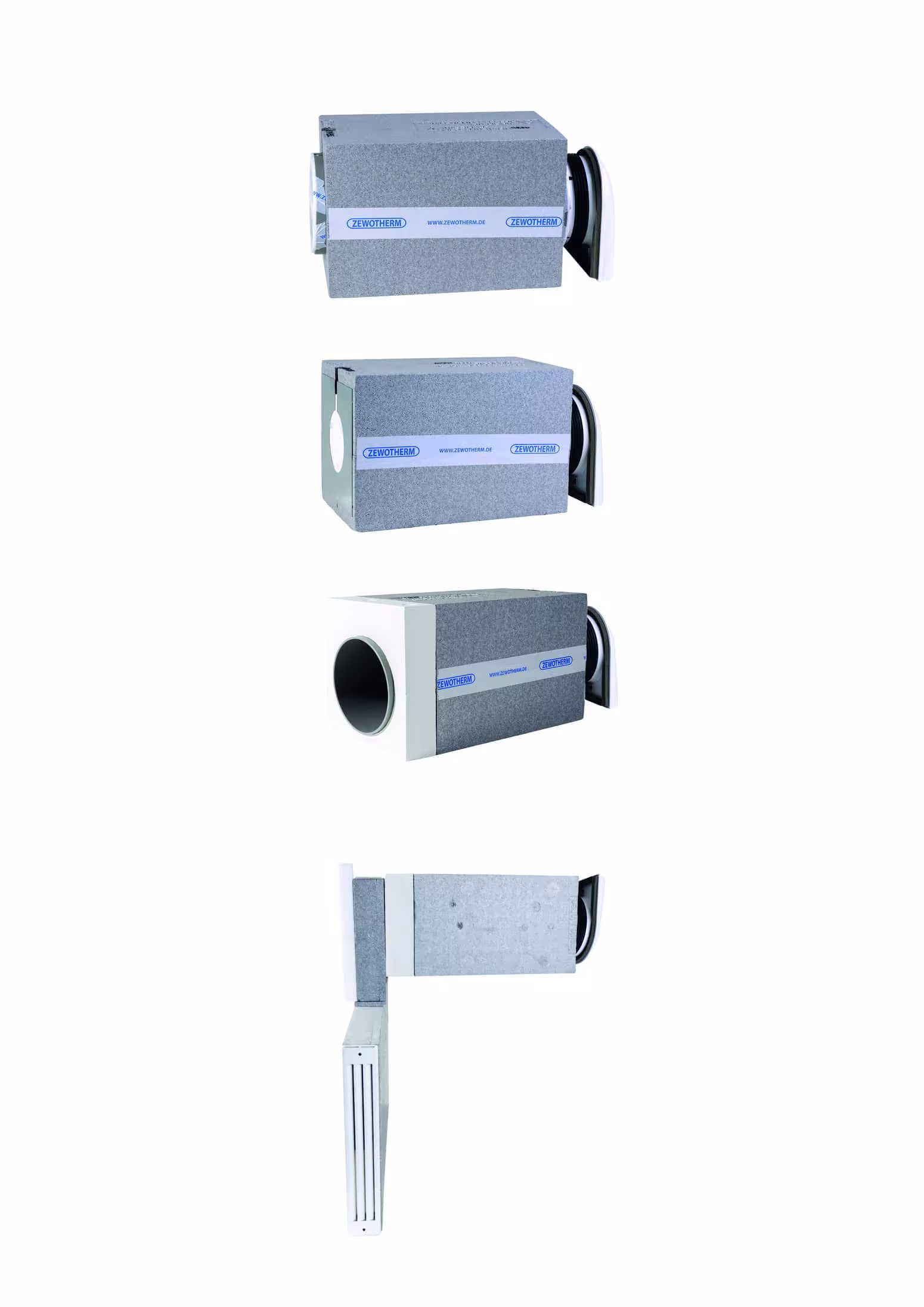 Zewotherm speciale oplossing koof V4 60 PLUS incl. config. Montageblok, Zewotherm ventilator zonder warmtewisselaar, art.nr. 14130006
