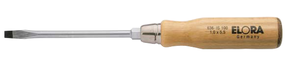 Schraubendreher mit Holzheft, Schlitz, 636-IS aus der Kategorie Schraubendreher mit der Artikelnr. 0636002001000