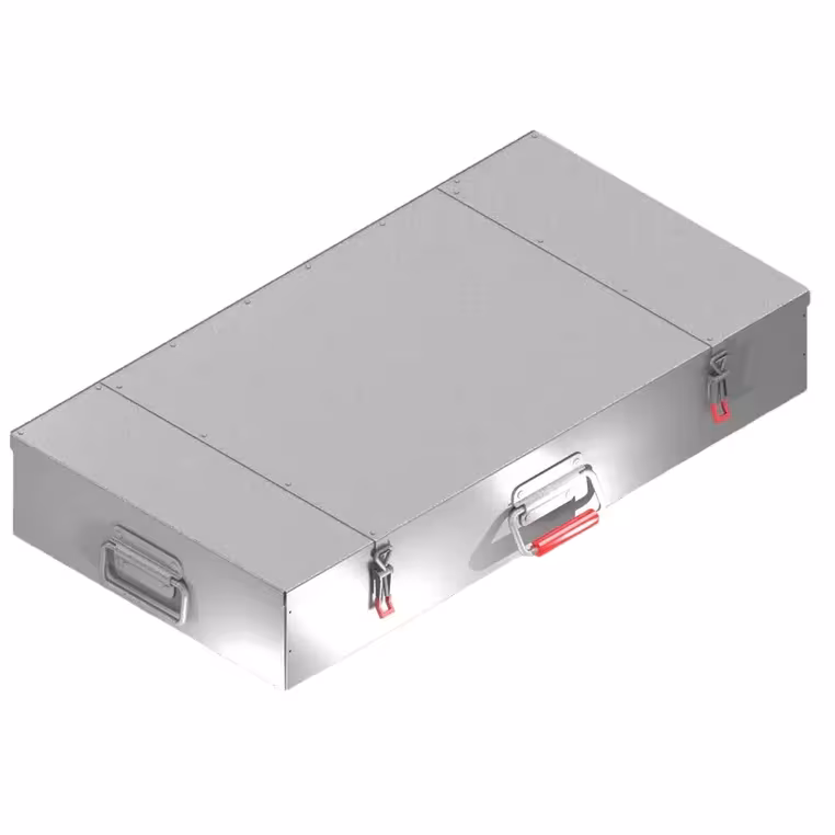 Fittingkoffer aus Stahlblech 12 Innenboxen von Ortwein mit der Artikelnr. IP036