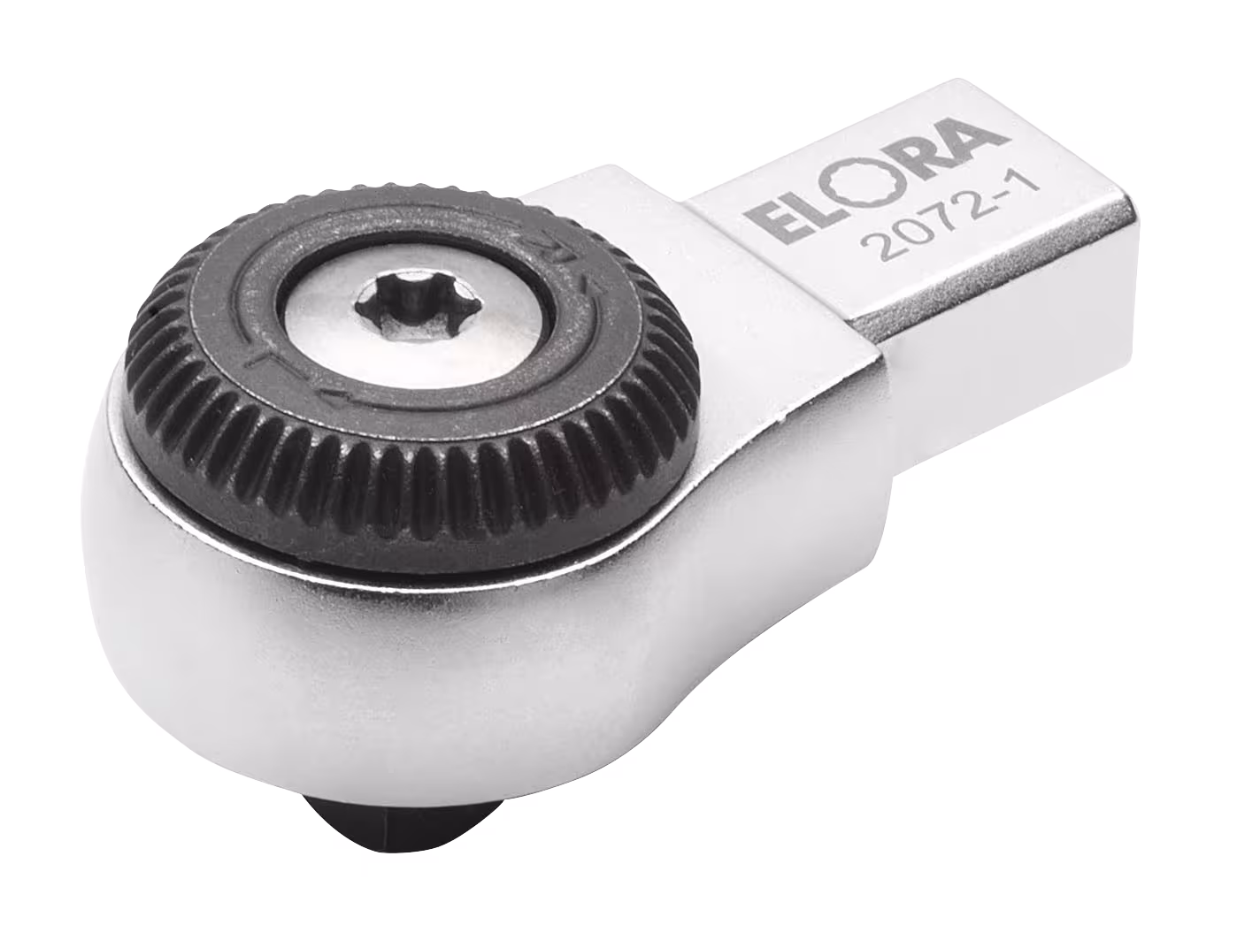 Cliquet réversible enfichable, denture fine, ELORA-2072/2076 de la catégorie des clés dynamométriques avec réf. 2076000010000
