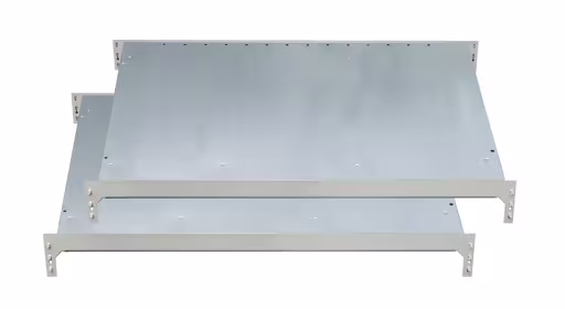 Tillægsniveau til dobbelt kanbanhylde MULTIplus150, 1000 x 2x600, galvaniseret, uden skillevægge og sidestyr, kanbanhylder, varenr. 21761-Z