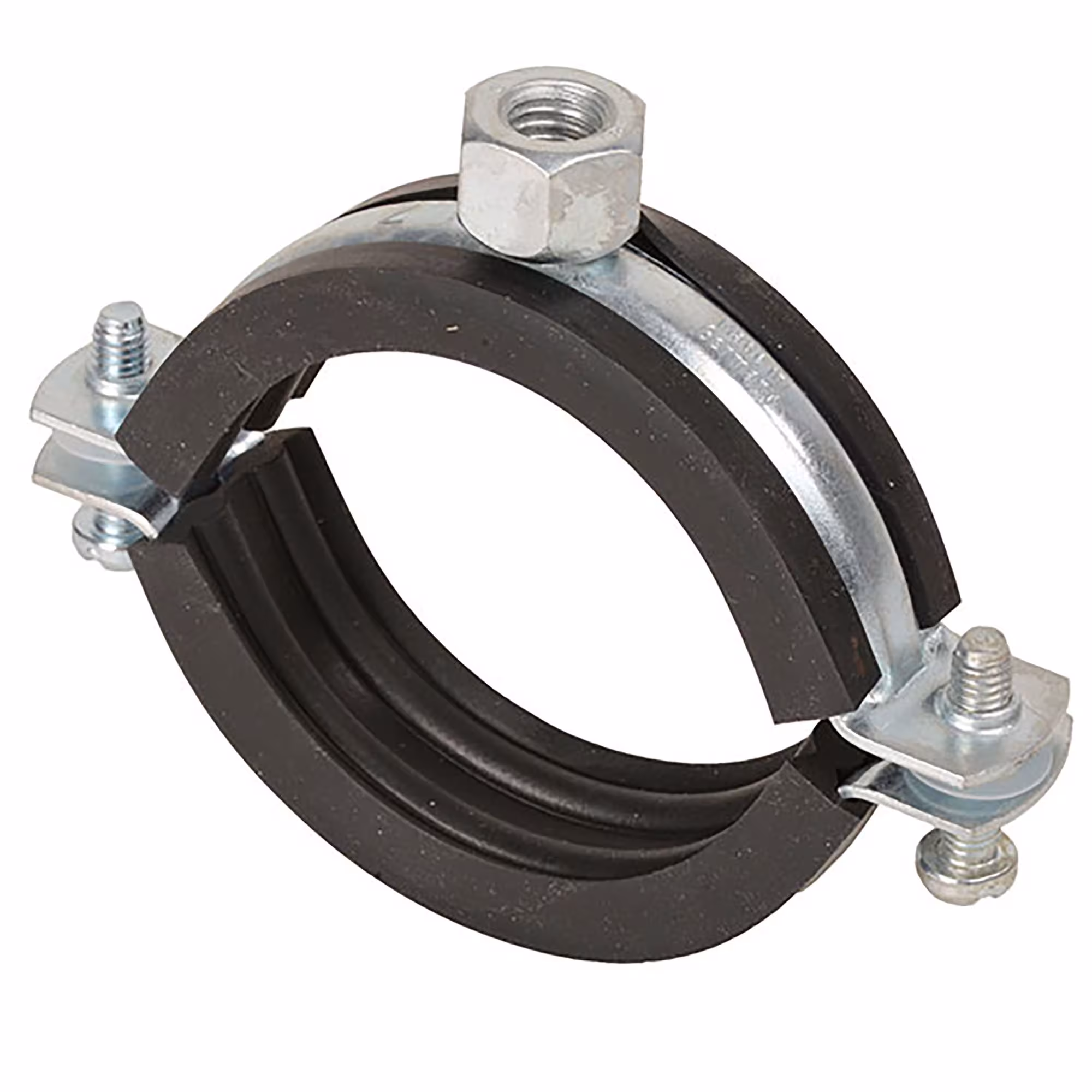 Fixotec collier de serrage à vis original M8 20-25 mm (1/2") galvanisé avec insert - 20 pièces, deux colliers de serrage à vis, article n° 147259