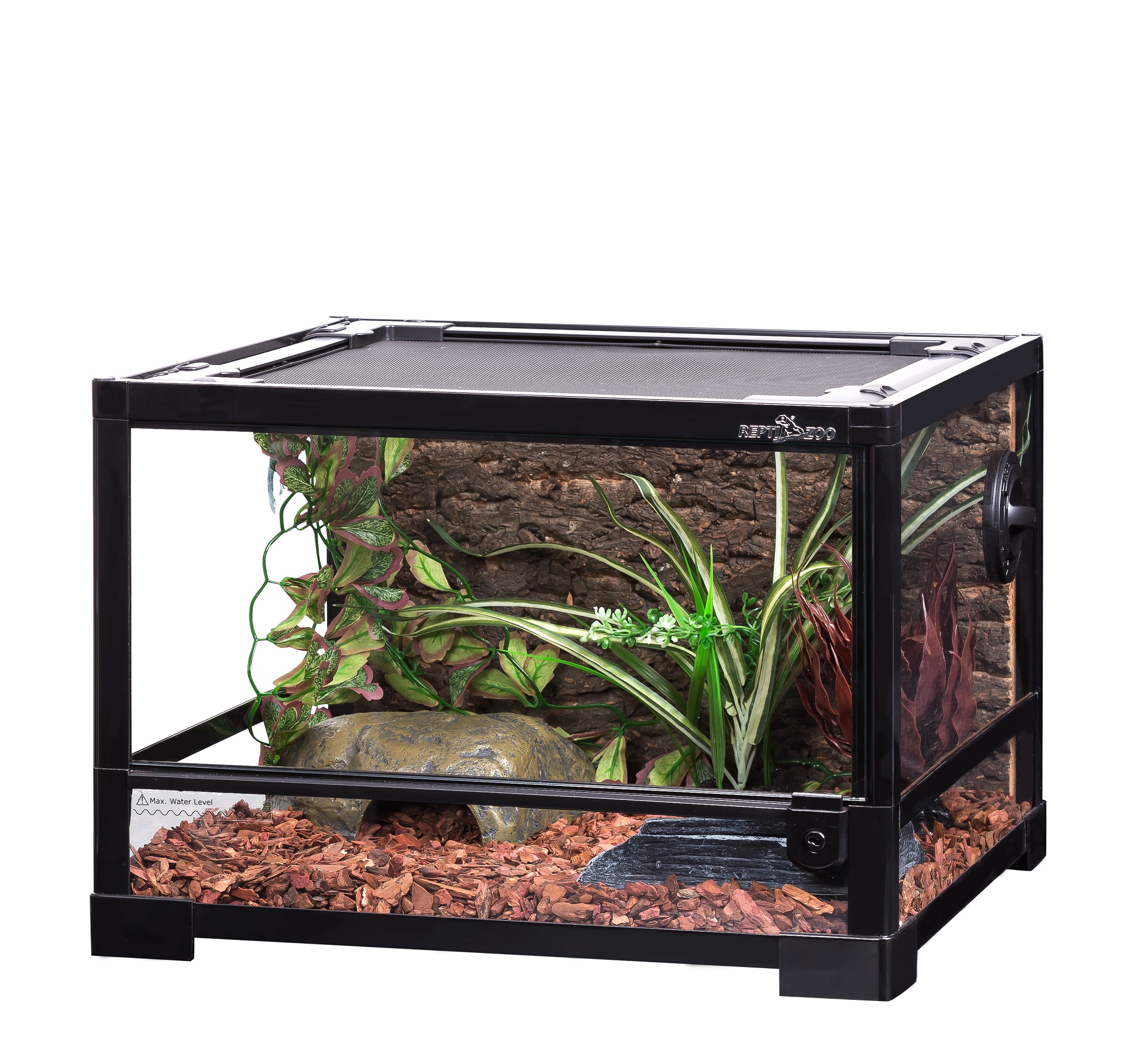 ReptiZoo Glasterrarium 45x45x32cm mit Schwenktüre, zerlegbar - verschickbar!  RK0116S (ohne Inhalt)