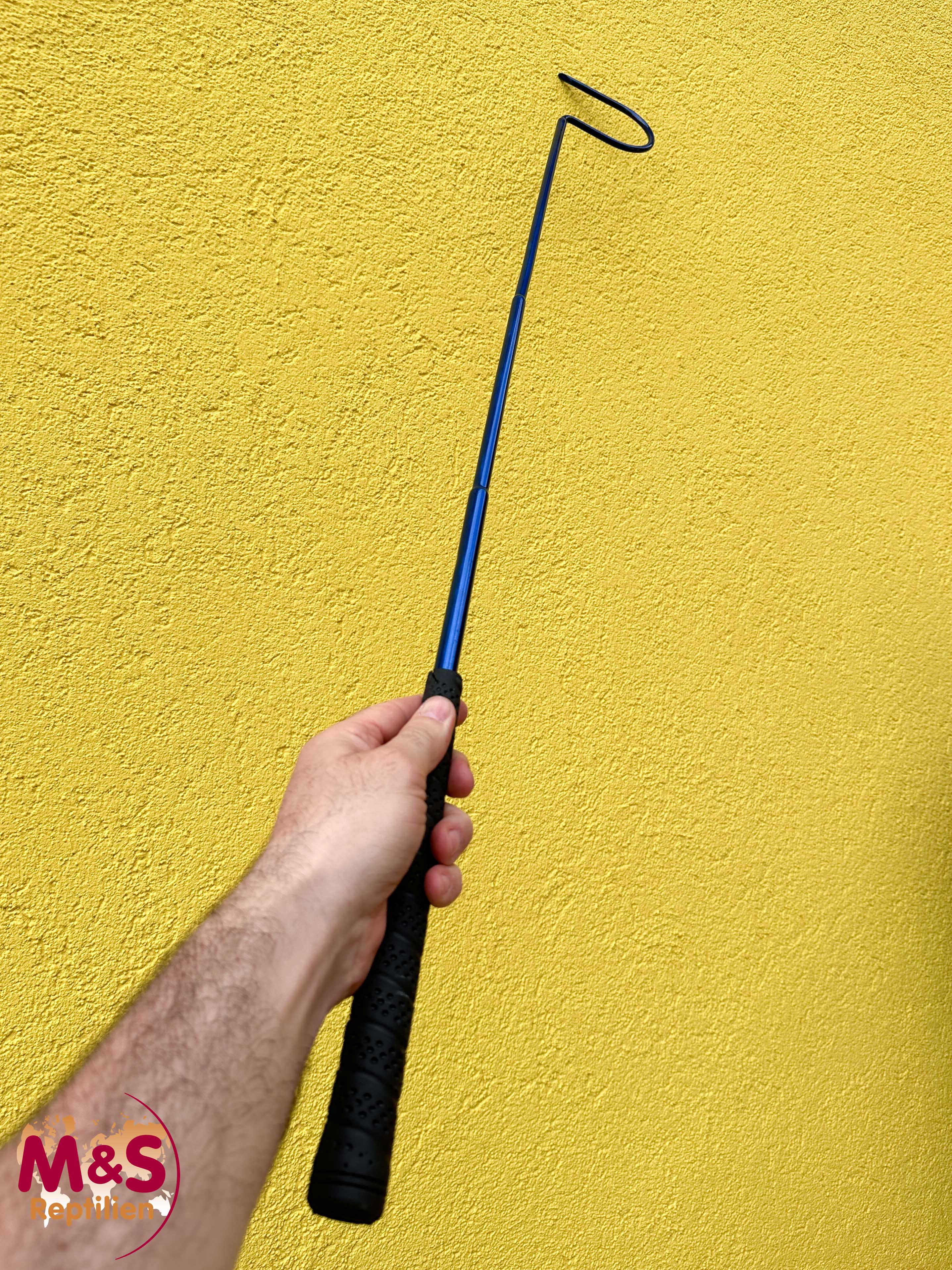 Schlangenhaken (blau) , Länge ca. 100cm