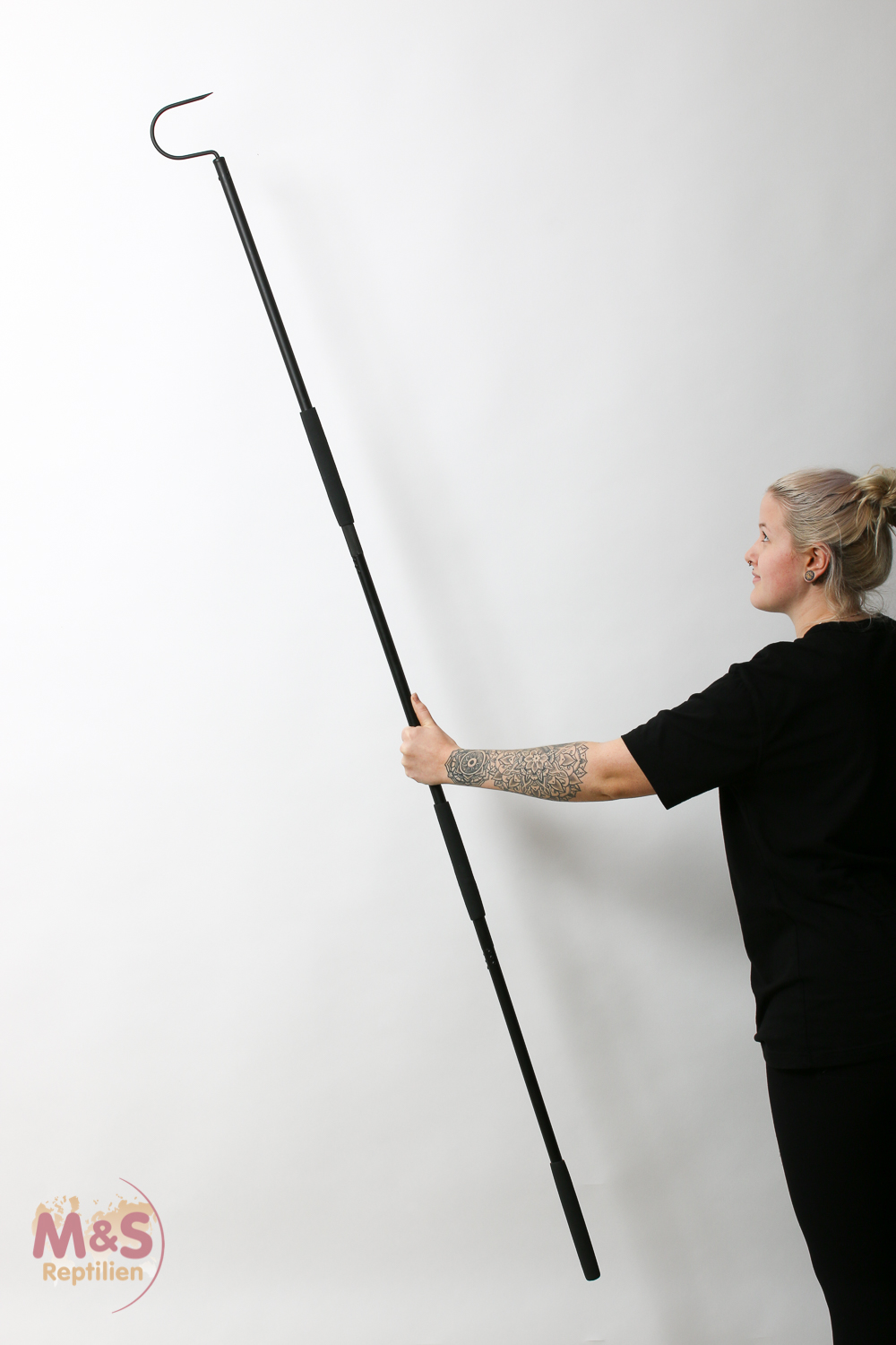 Schlangenhaken XXL (3-teilig) 210cm, zerlegbar mit Softgriffen (mit Umhängetasche)