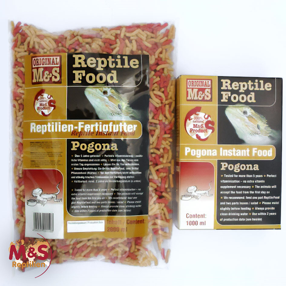 Reptile Food, Pogona (12 Stk. à 2000 ml)