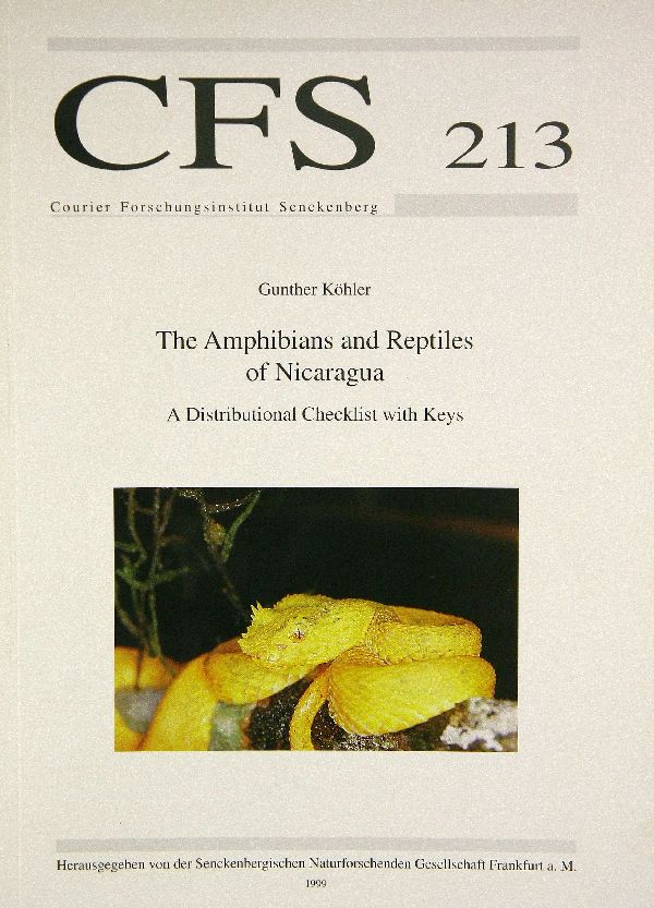 antiquarischer Restposten: The Amphibians and Reptiles of Nicaragua (Gunther Köhler)