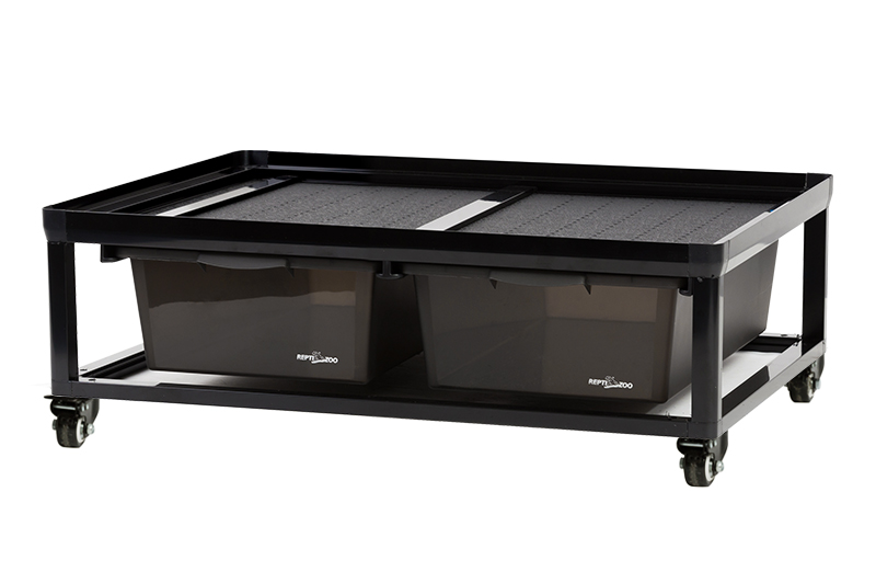ReptiZoo Zuchtrack JUVENIL (Zuchtgestell) mit Rädern (2-fach) (IN002) ( mit Video)