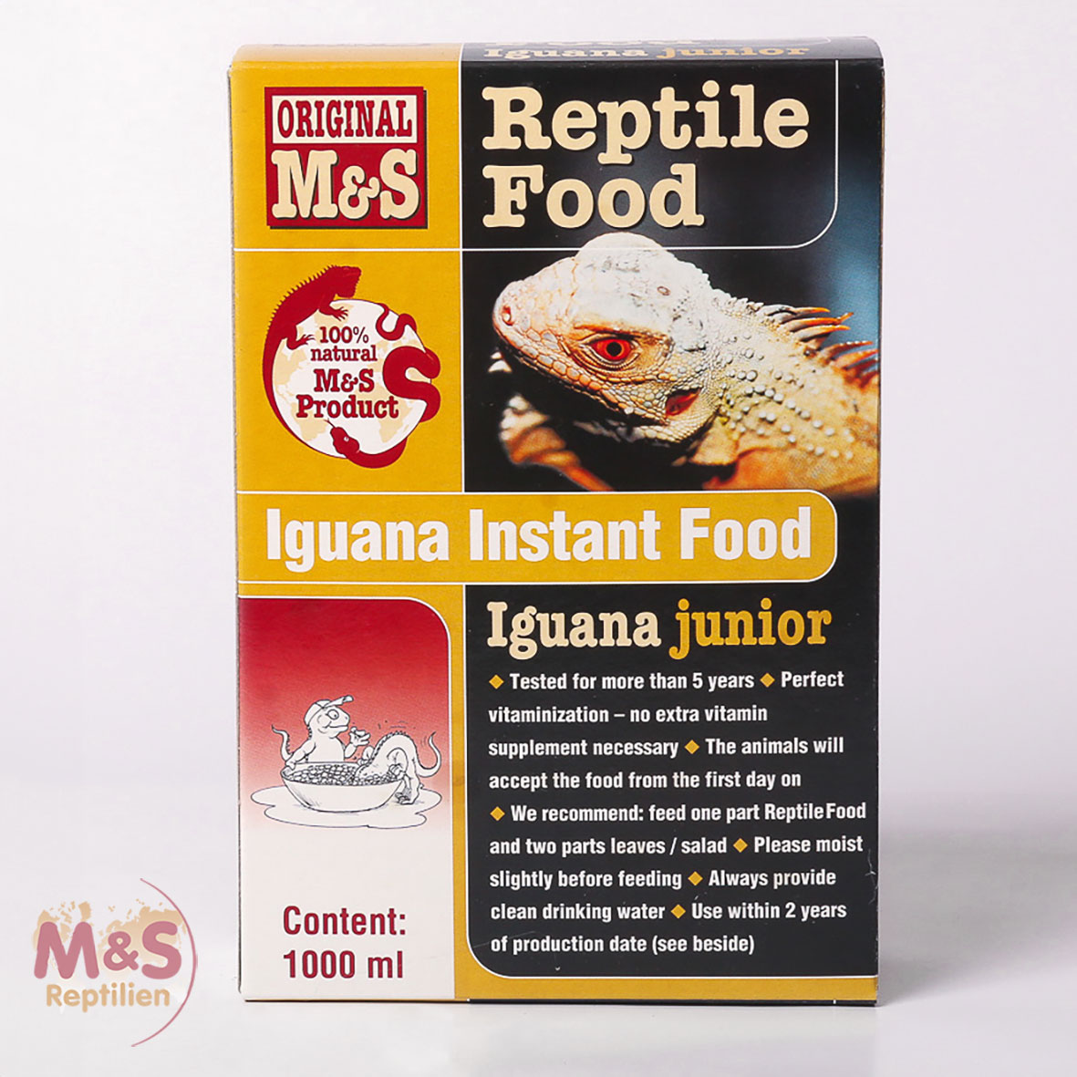 Reptile Food, Iguana Junior,  (12 Stk. à 1000 ml)