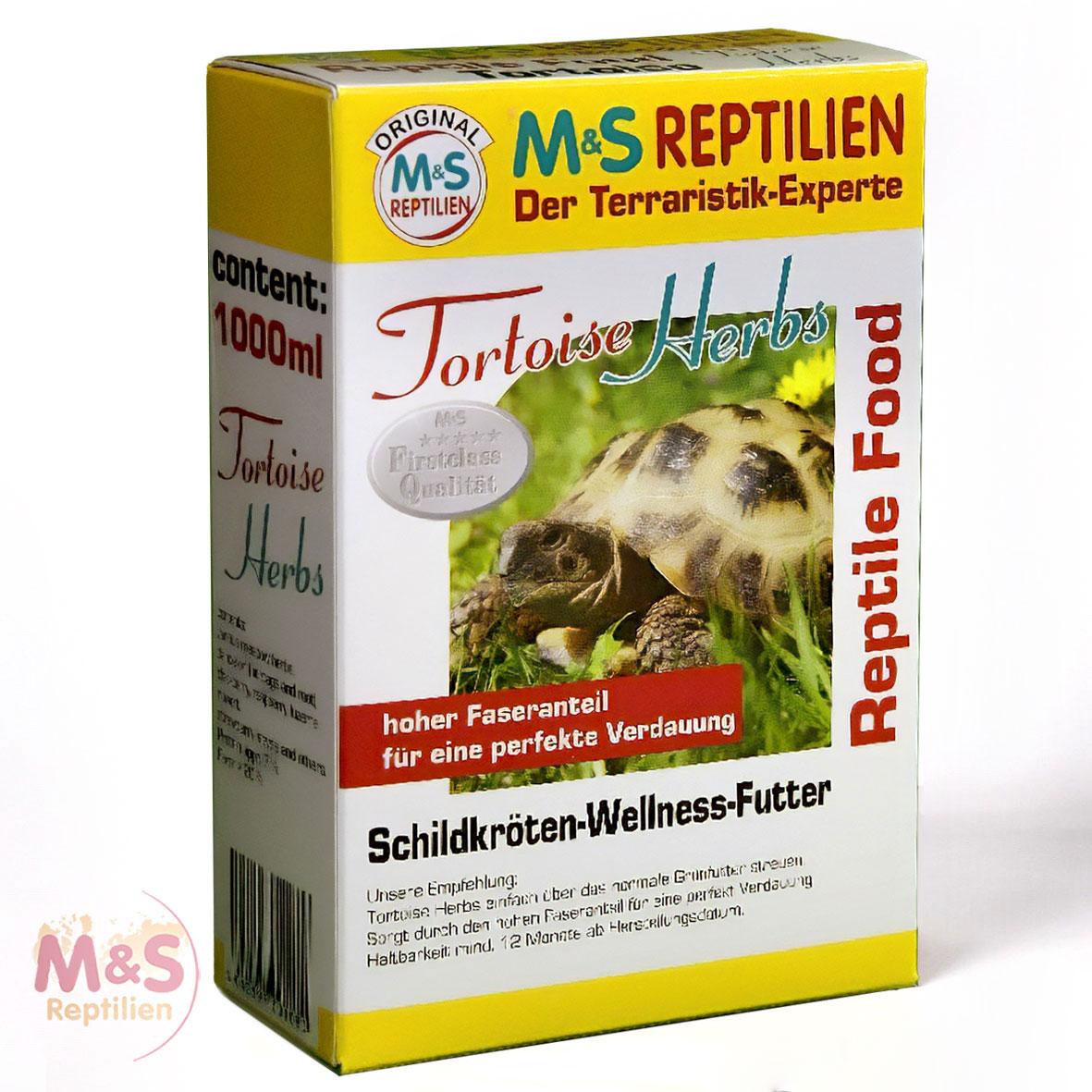 Reptile Food, Tortoise Herbs (2000 ml) - Videoanleitung