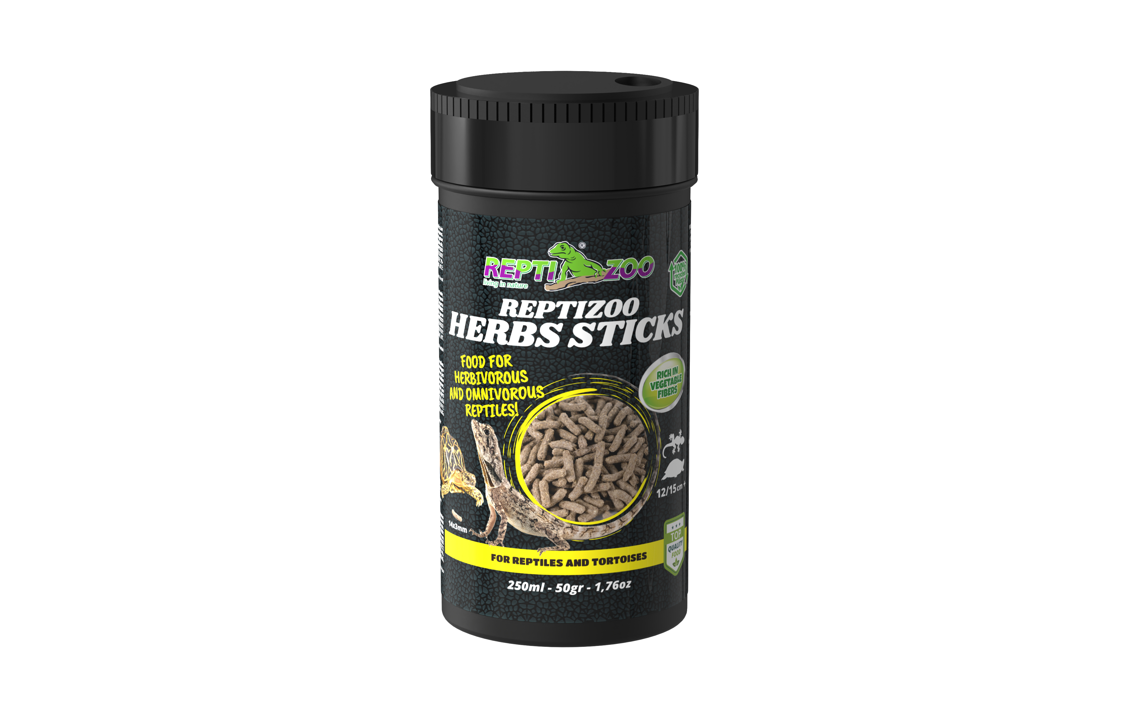 ReptiZoo Futterpellets für Landschildkröten (HERBS STICKS) (wählbare Größe) NHS01