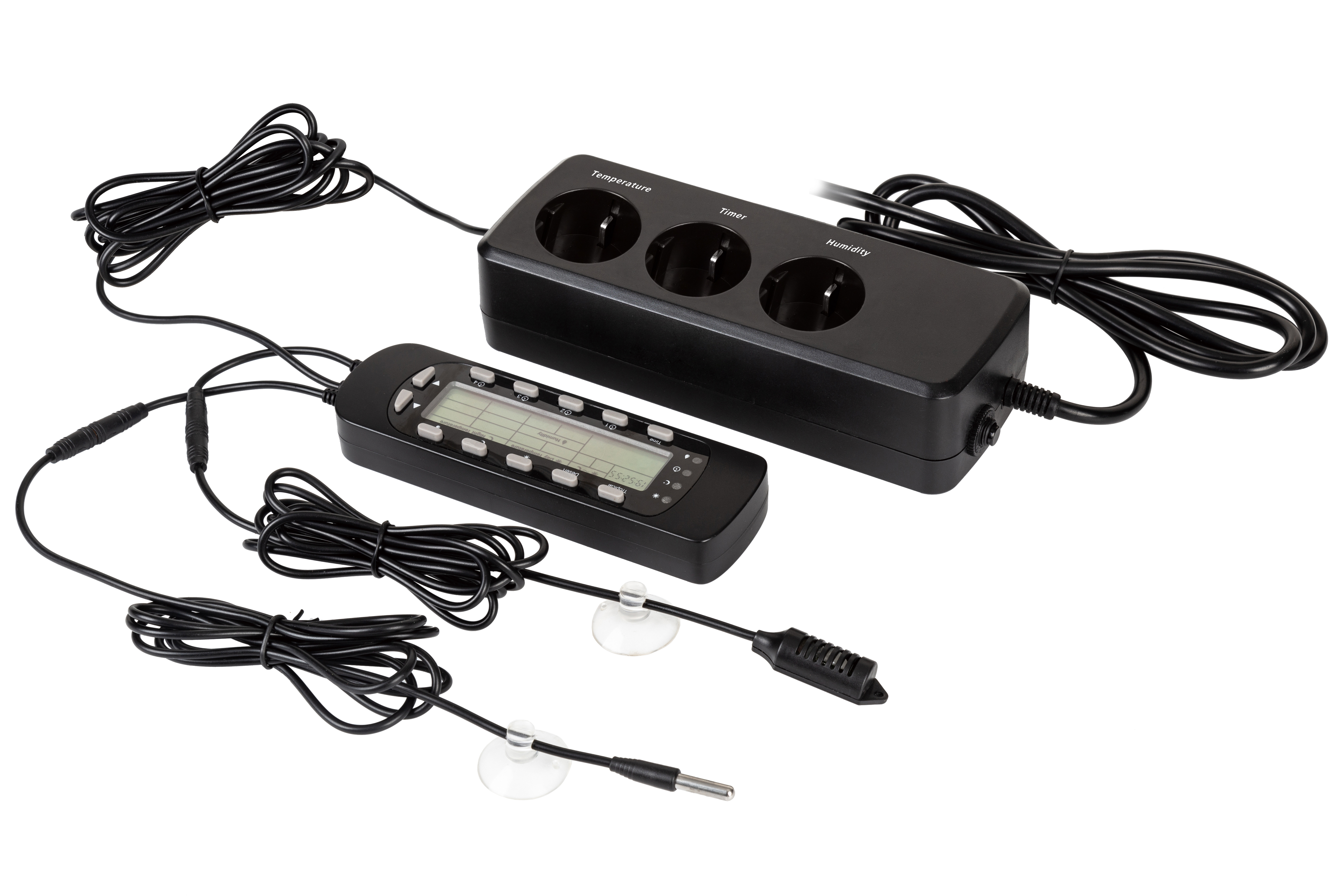 ReptiZoo Thermo-/Hygrostat mit preset Tropical /Desert option!  (THC15) -drei-Anschlüsse WEEE  RegNr