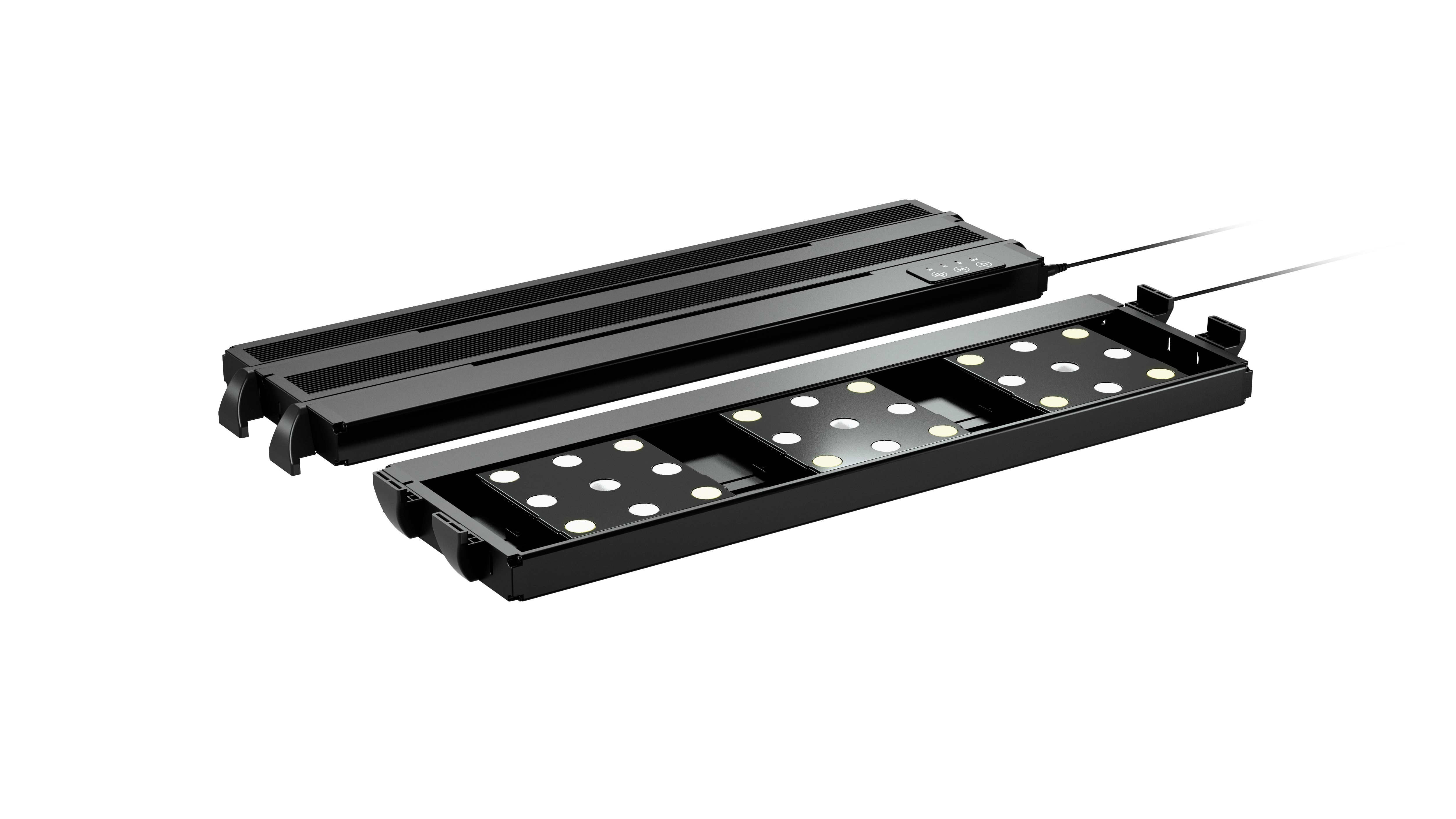 ReptiZoo LED 10% UVB Lichthaube - Desert 18Watt - 57,2x 16,7x 3cm  (LED007D-24'')