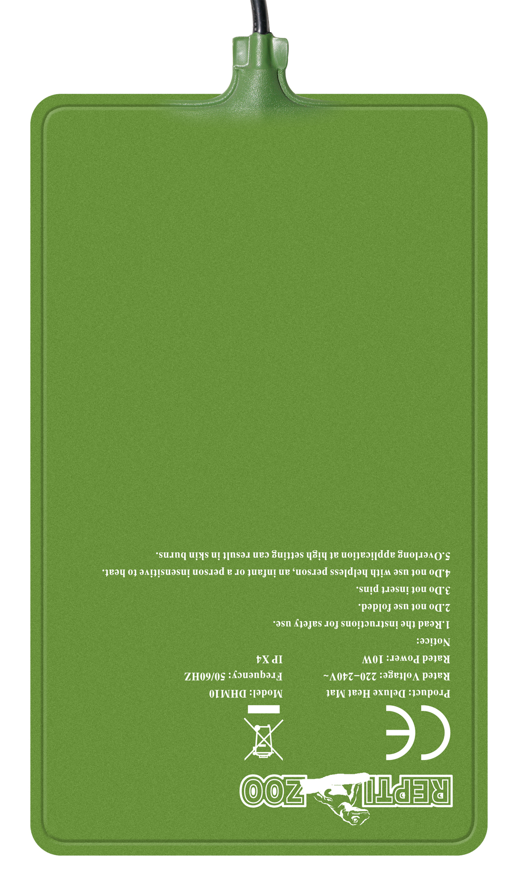 ReptiZoo Deluxe Heizmatte 10 Watt   15x25cm  (DHM10R)