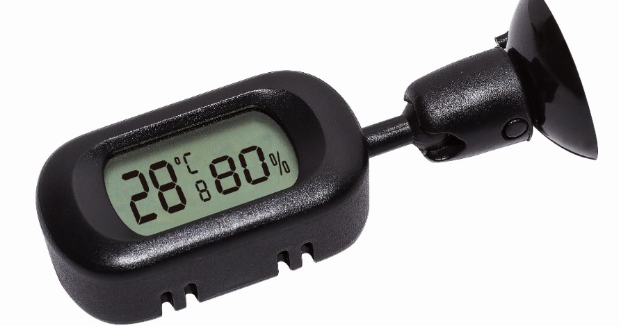 Reptizoo Thermo-Hygrometer mit Saugknopf (SH128)   WEEE  RegNr. 82392108