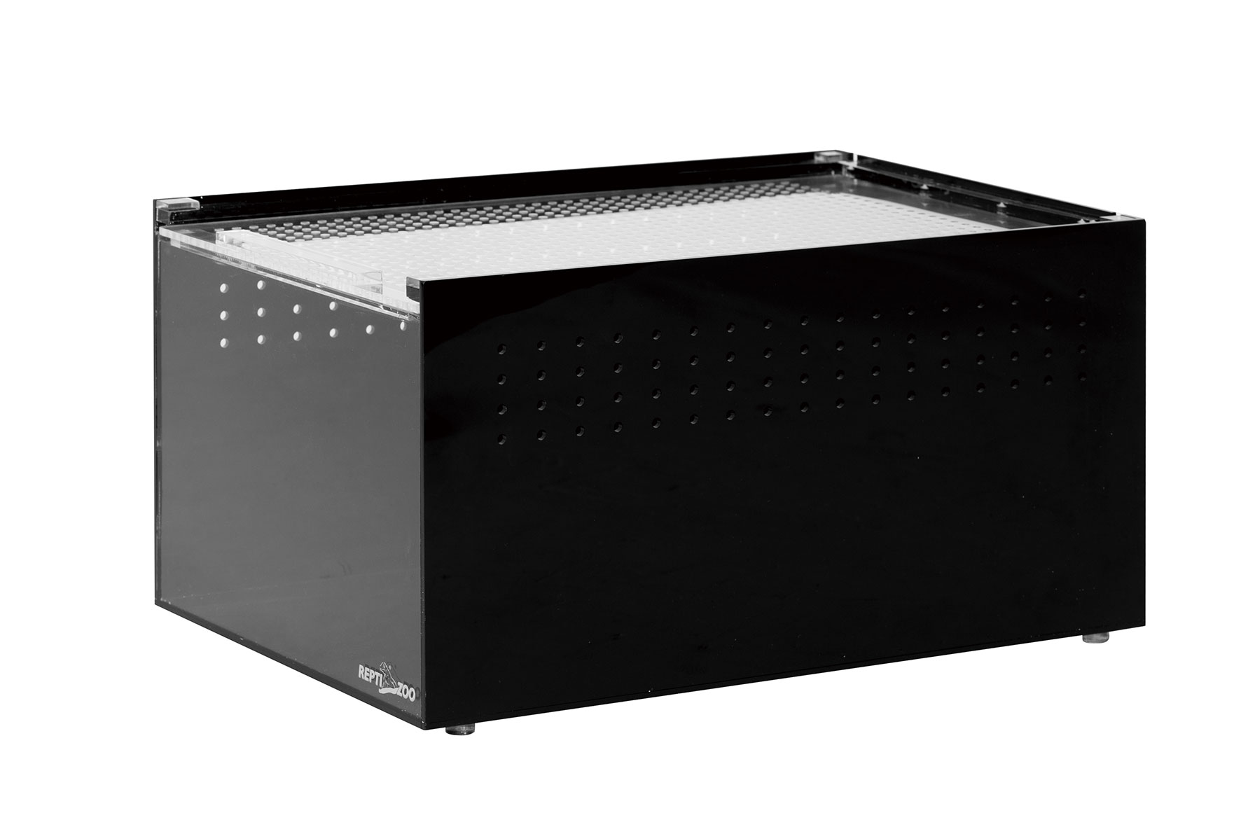 ReptiZoo Plexiglasterrarium (Aufzuchtterrarium) 20x30x15 cm schwarz ( ACR01B)