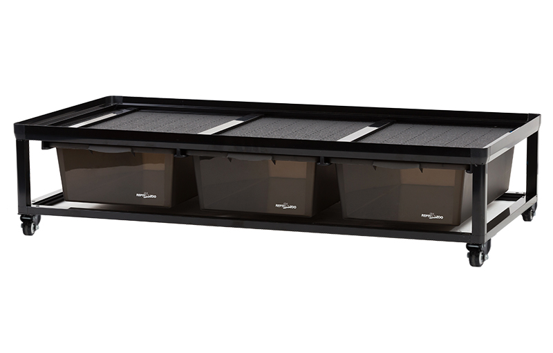 ReptiZoo Zuchtrack JUVENIL (Zuchtgestell) mit Rädern (3-fach) (IN003) (mit Video)