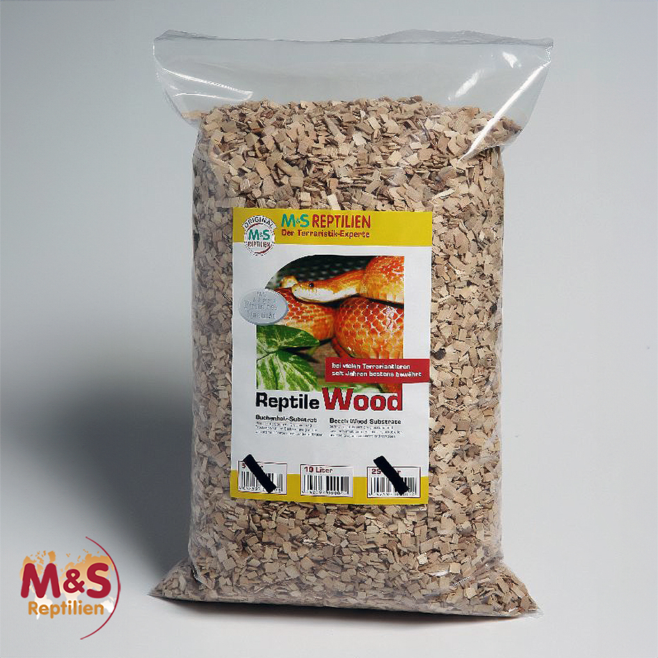 M&S Reptile-Wood Boden-Substrat, 25 Liter