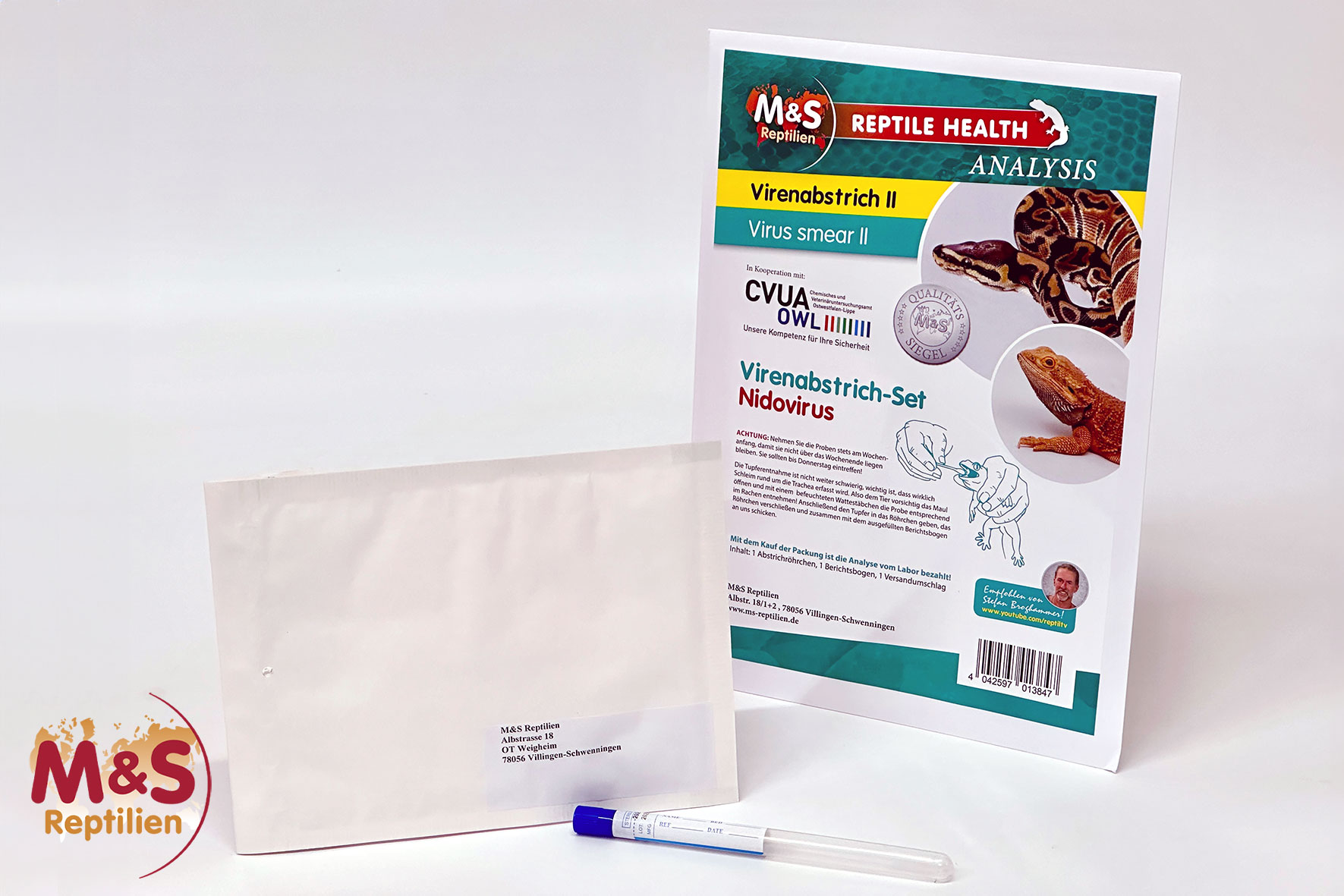 M&S Virenabstrichset auf Nidovirus
