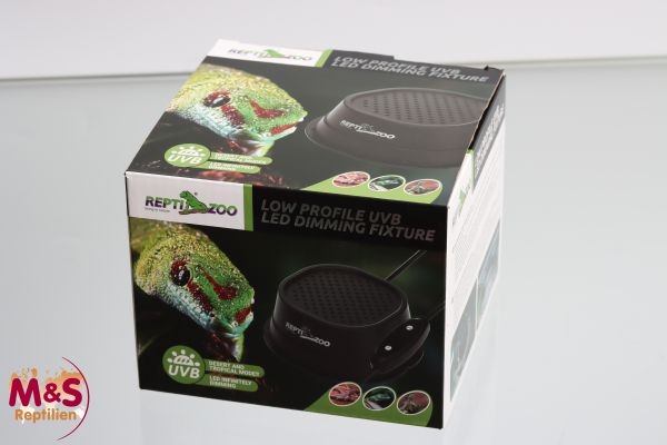 ReptiZoo LED UVB Dimmbare ( niedrige) Terrarienlampe 6 Watt (10x10x4 cm) ( LED012 )