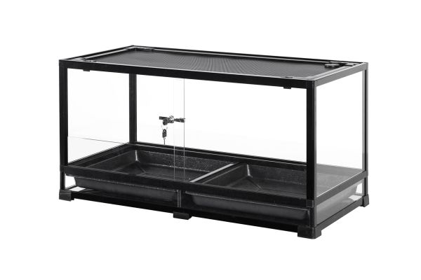 ReptiZoo Glas-Terrarium "easyclean" 90x45x60cm - verschickbar (RKP0213)